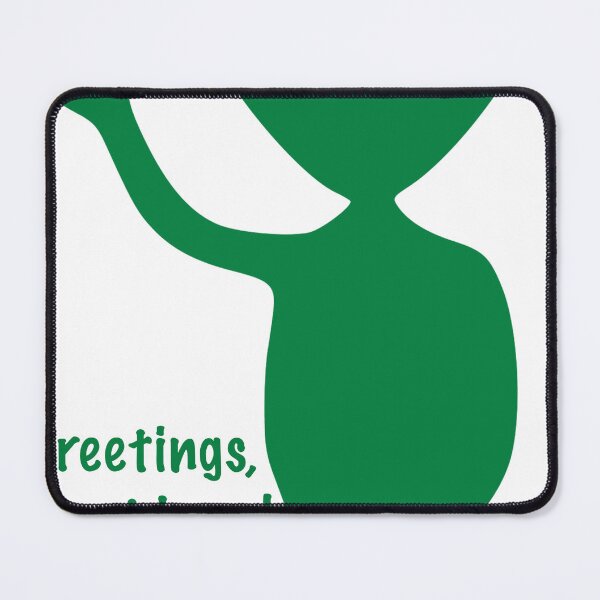 Item preview, Greetings, meat bags! designed and sold by likbatonboot.