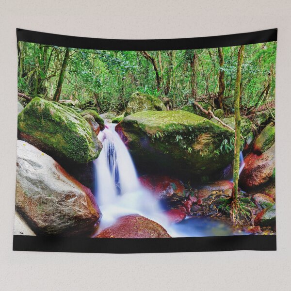 Item preview, Cooktown Rainforest Creek Waterfall Far North Queensland designed and sold by Adam Gormley.