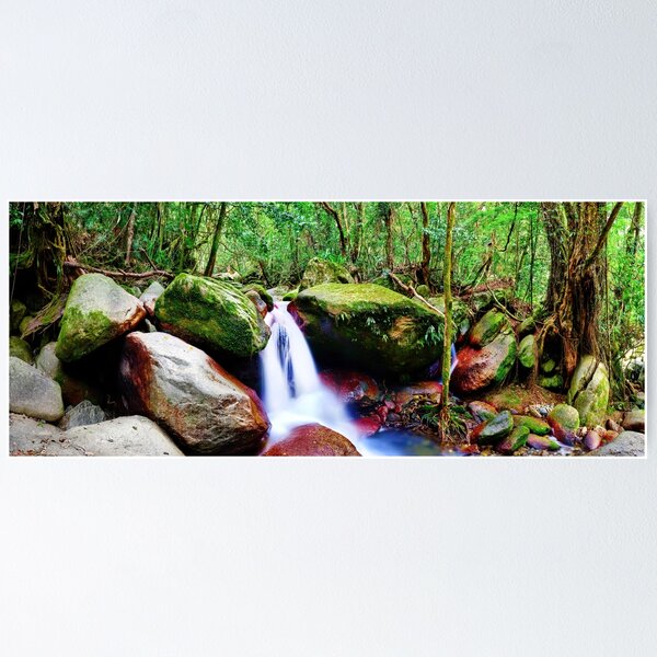 Item preview, Cooktown Rainforest Creek Waterfall Far North Queensland designed and sold by Adam Gormley.