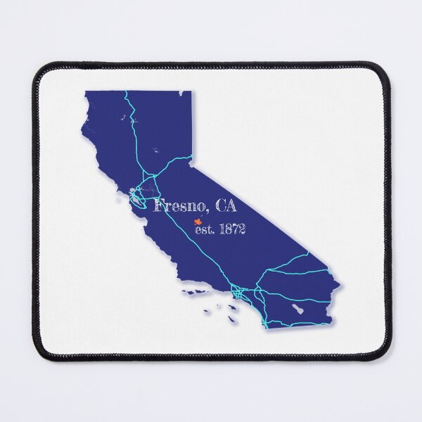 Item preview, Fresno, CA [Blue] designed and sold by PhilbonianDezin.