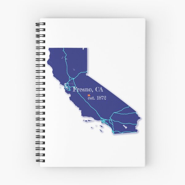 Item preview, Fresno, CA [Blue] designed and sold by PhilbonianDezin.