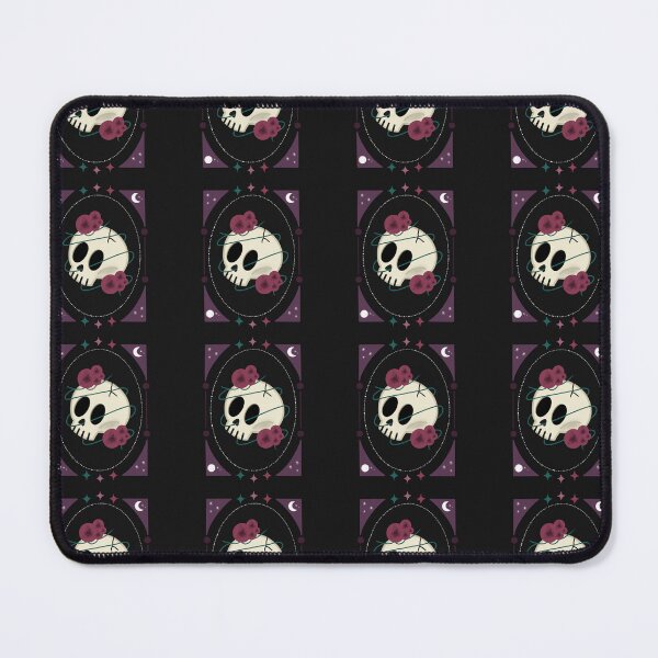 Item preview, Minimalist Skull with Roses designed and sold by SunitaQadradita.