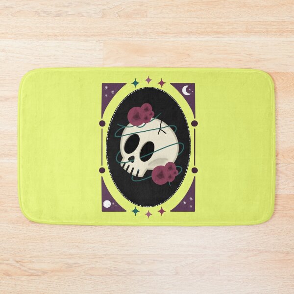 Item preview, Minimalist Skull with Roses designed and sold by SunitaQadradita.
