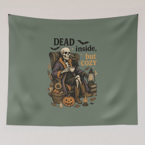 Item preview, Dead Inside But Cozy designed and sold by itsthedoomdom.