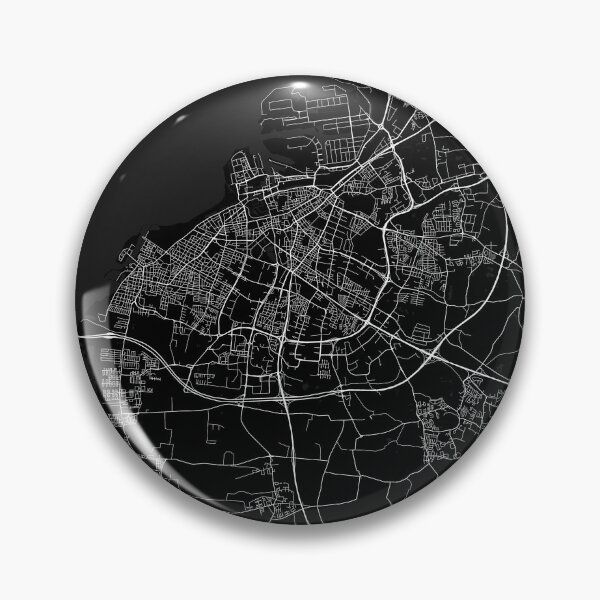 Item preview, Malmö City Map of Sweden - Full Moon designed and sold by deMAP.