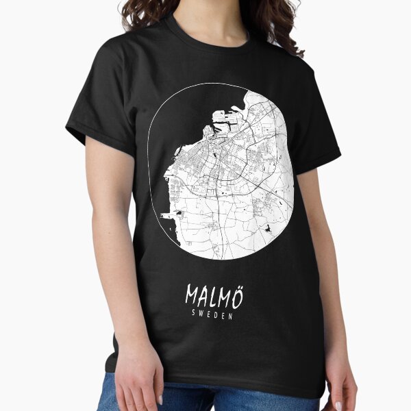 Item preview, Malmö City Map of Sweden - Full Moon designed and sold by deMAP.