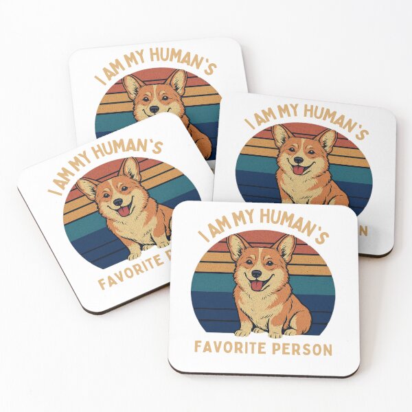 Item preview, Corgi is human's favorite person designed and sold by PixeledCraft.