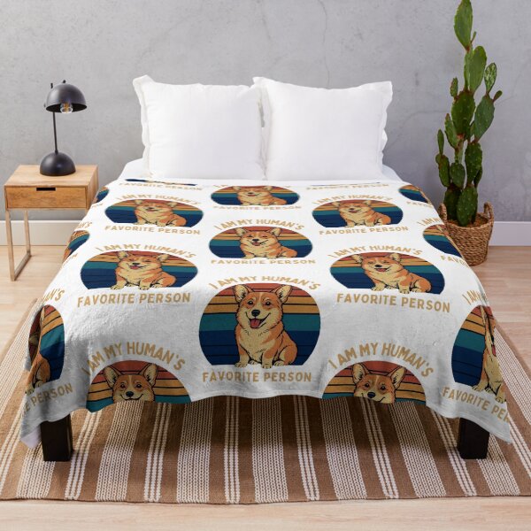 Item preview, Corgi is human's favorite person designed and sold by PixeledCraft.