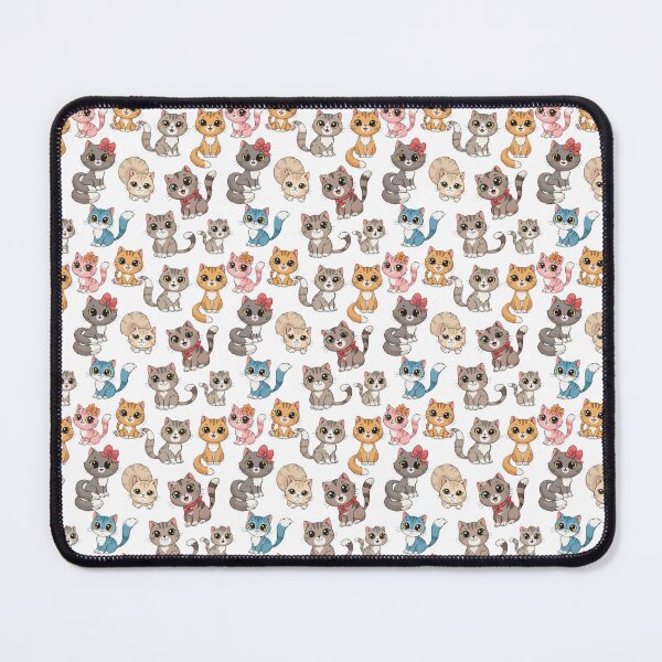 Item preview, Pastel Cute Cat Seamless Pattern designed and sold by SammerDesign.