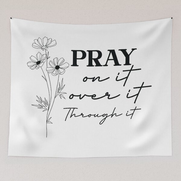 Item preview, Pray On It Over It Through it | Christian designed and sold by ChristianLife.