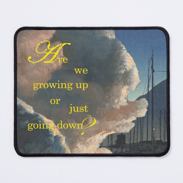 Item preview, Are we growing up or just going down? Fall Out Boy Poster designed and sold by Living Just To Be Overdramatizing.