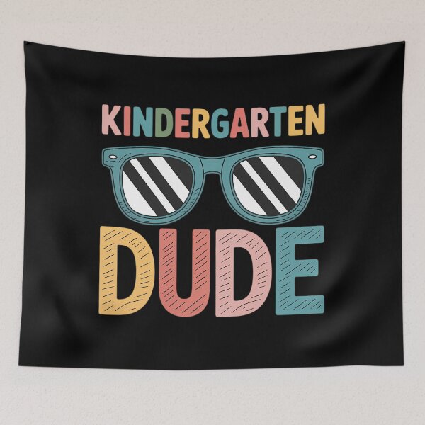 Item preview, Kindergarten Dude Funny First Day Back To School Student designed and sold by brynatshop.