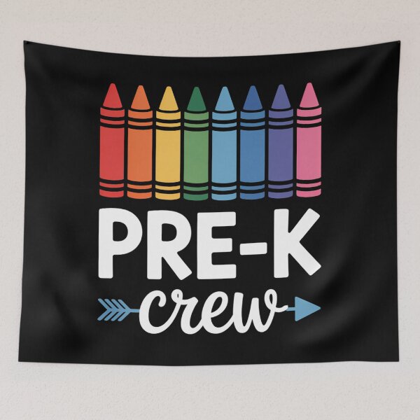Item preview, Pre-K Crew Teacher Team Squad Hello Back School Graduation designed and sold by brynatshop.