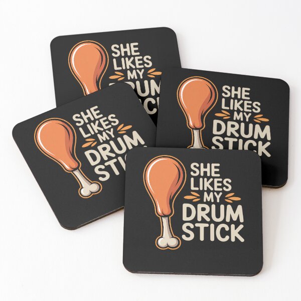 Item preview, She Likes My Drum Stick Thanksgiving designed and sold by brynatshop.