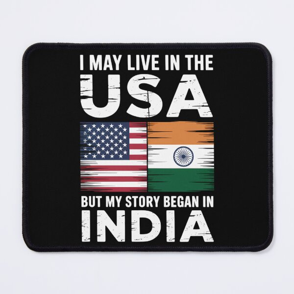 Item preview, I May Live In The USA But My Story Began In India designed and sold by brynatshop.