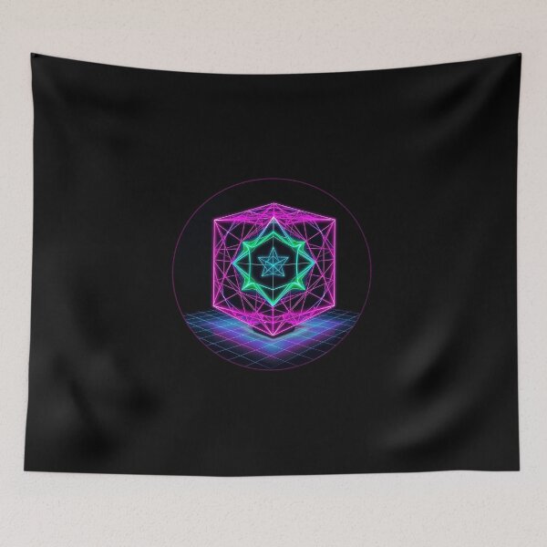 Item preview, Sacred Geometry Cube Art designed and sold by Gstar94.