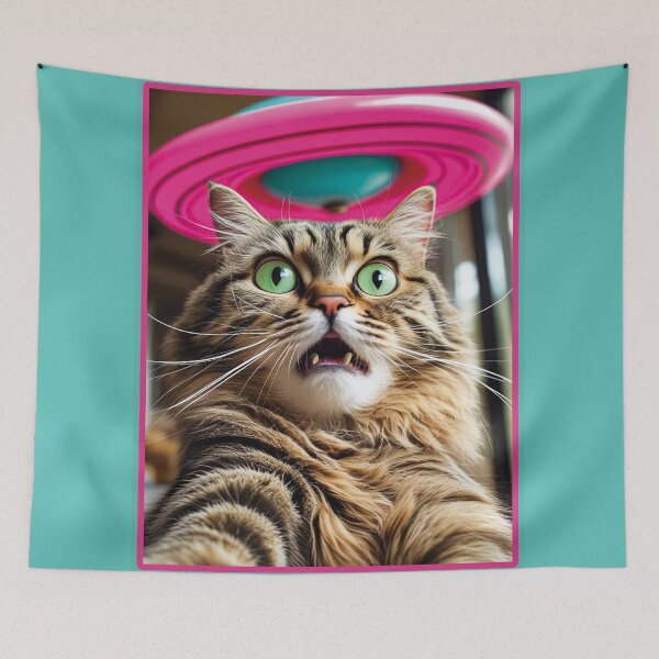 Item preview, Cat Selfie Ufo. #2 designed and sold by EunsooLee.