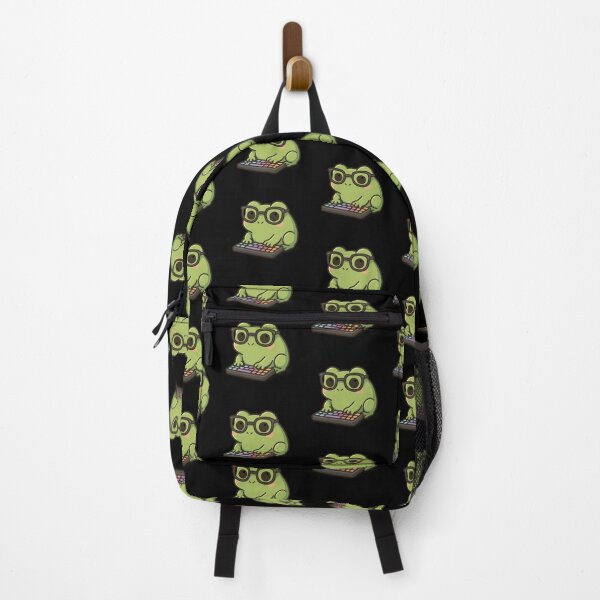 Item preview, Froggie Hacker – The Geek Frog designed and sold by ALBANAT.