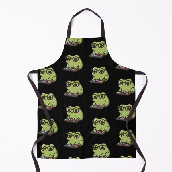 Item preview, Froggie Hacker – The Geek Frog designed and sold by ALBANAT.