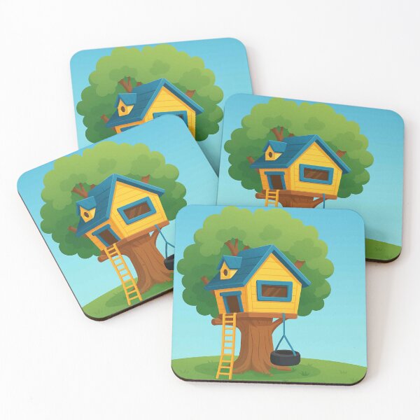 Item preview, Yellow Treehouse Adventure designed and sold by CanSparkleArt.