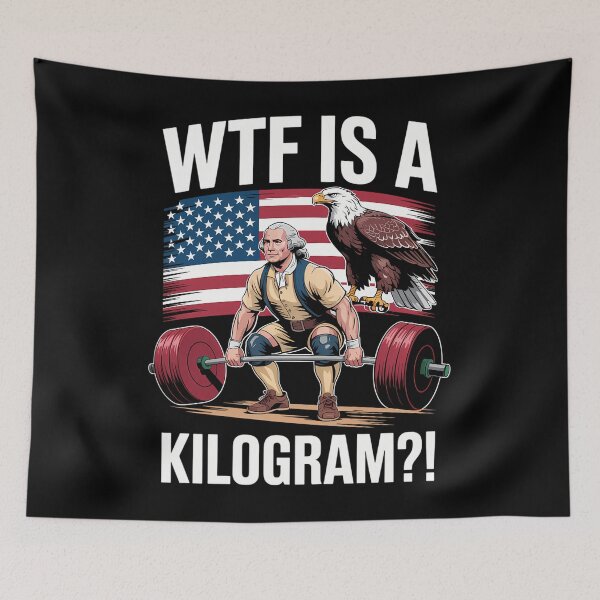 Item preview, WTF Is A Kilogram Funny Independence Day 4th Of July designed and sold by brynatshop.