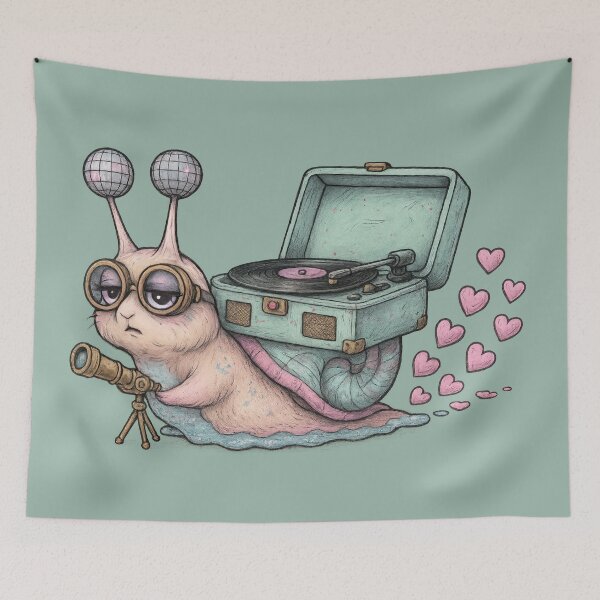 Item preview, Vinyl Snail Love Patrol designed and sold by DumbPet.