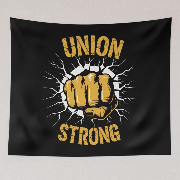 Item preview, Union Strong Fist Proud Labor Day designed and sold by brynatshop.
