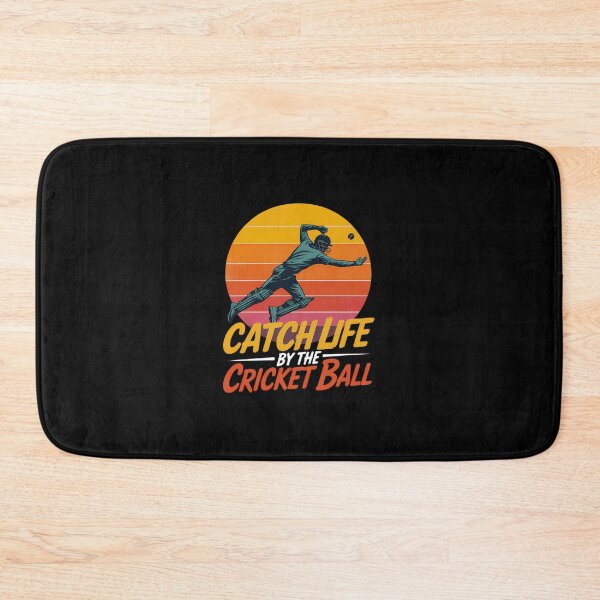 Item preview, Catch Life By The Cricket Ball Design For Cricket Lovers designed and sold by KarstenNoanra.