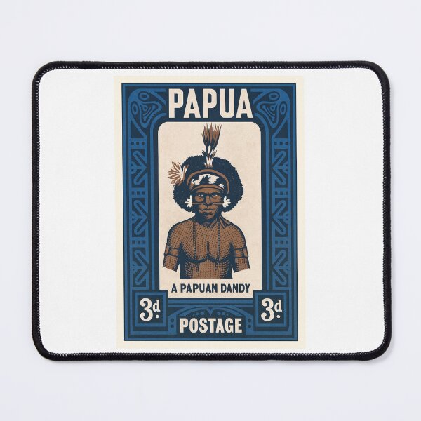 Item preview, Papua New Guinea Dandy Stamp Poster designed and sold by retrographics.