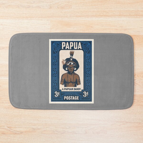 Item preview, Papua New Guinea Dandy Stamp Poster designed and sold by retrographics.