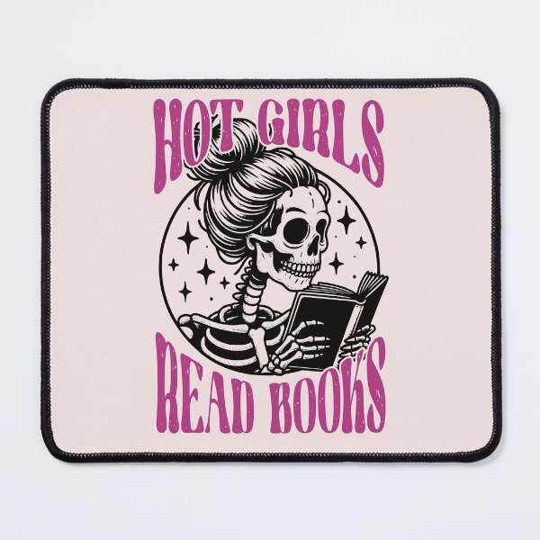 Item preview, Hot Girls Read Books Skeleton designed and sold by ChailynReed.