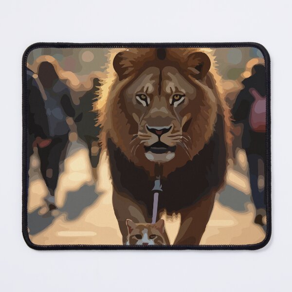 Item preview, Cat controls lion. designed and sold by Whose-sweat.