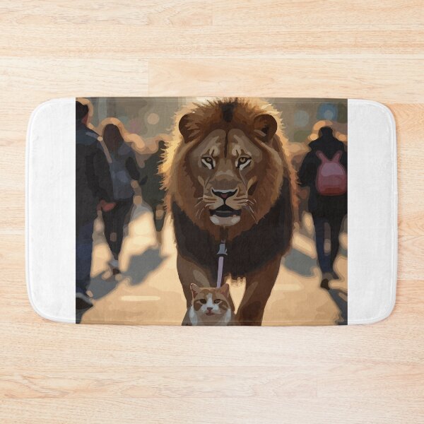 Item preview, Cat controls lion. designed and sold by Whose-sweat.