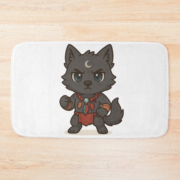 Item preview, Nahual Kawaii – Adorable Protective Spirit designed and sold by MythicWild.
