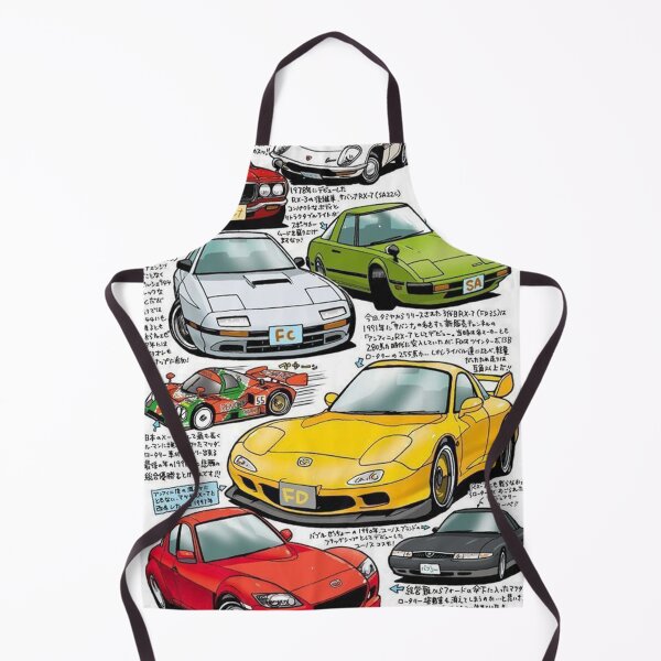 Item preview, Mazda RX Evolution – Rotary Legends Timeline Poster designed and sold by KingCrabKC.