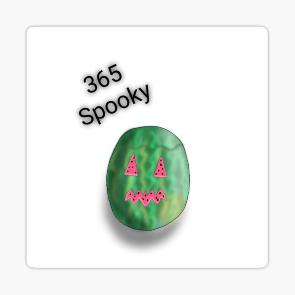 365 spooky Sticker