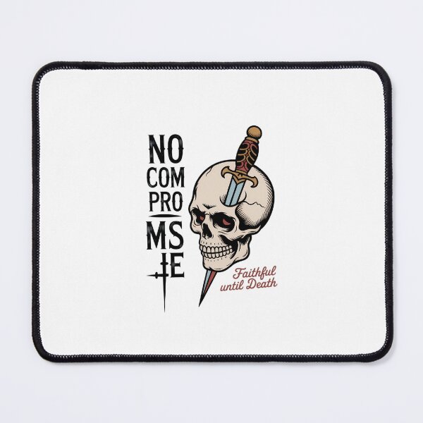 Item preview, Faithful Unto Death Skull & Dagger Tattoo Christian designed and sold by KarstenNoanra.
