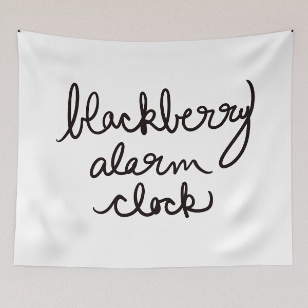 Item preview, blackberry alarm clock designed and sold by abeink.