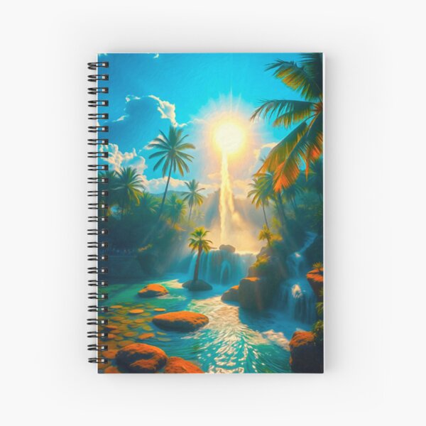 Arteman Inspiration - Collection Oasis Paradisiaque - "La Révélation des Oasis" Cahier à spirale