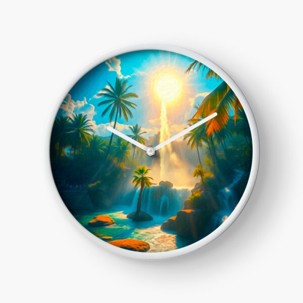 Arteman Inspiration - Collection Oasis Paradisiaque - "La Révélation des Oasis" Horloge