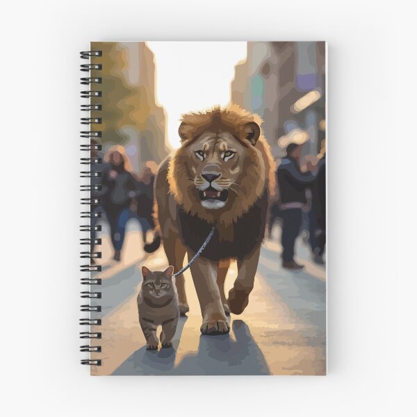 Item preview, Cat controls lion. designed and sold by Whose-sweat.