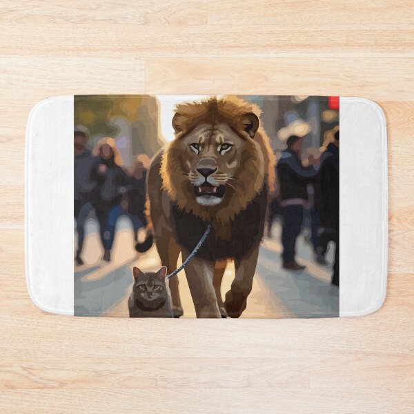 Item preview, Cat controls lion. designed and sold by Whose-sweat.