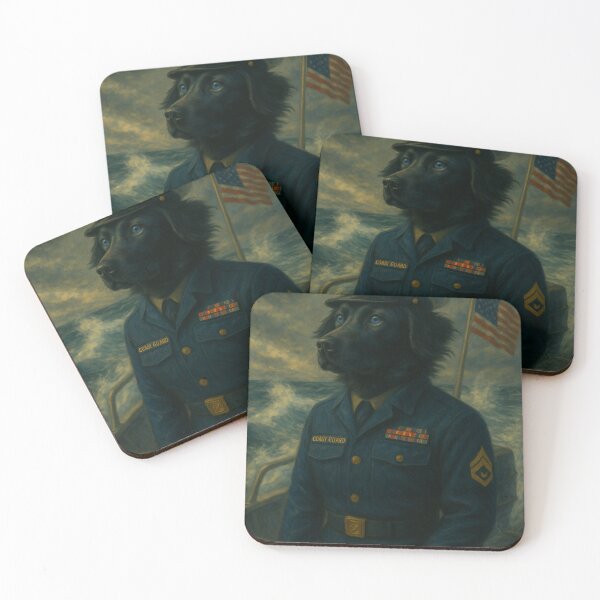 Item preview, Mika the Coast Guard Hero – On Duty at Sea designed and sold by Wag & Whimsy.