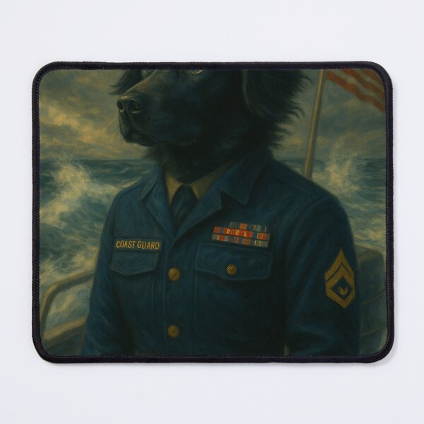 Item preview, Mika the Coast Guard Hero – On Duty at Sea designed and sold by Wag & Whimsy.