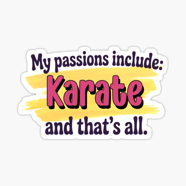 Item preview, Karate ist meine Leidenschaft - Lustiger Karate-Liebhaber designed and sold by Watsonarts.