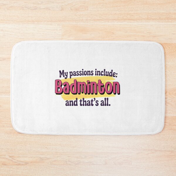 Item preview, Badminton is my passion - Funny Badminton Lover designed and sold by Watsonarts.