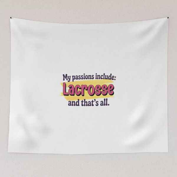 Item preview, Lacrosse is my passion - Funny Lacrosse Lover designed and sold by Watsonarts.