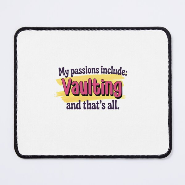 Item preview, Vaulting is my passion - Funny Vaulting Lover designed and sold by Watsonarts.