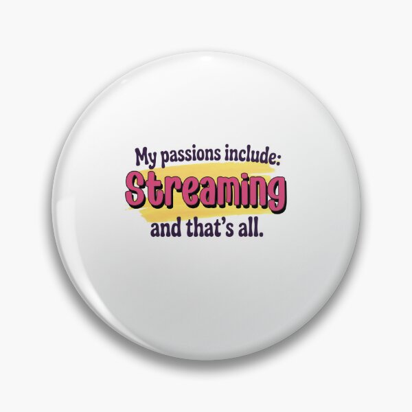 Item preview, Streaming is my passion - Funny Streaming Lover designed and sold by Watsonarts.