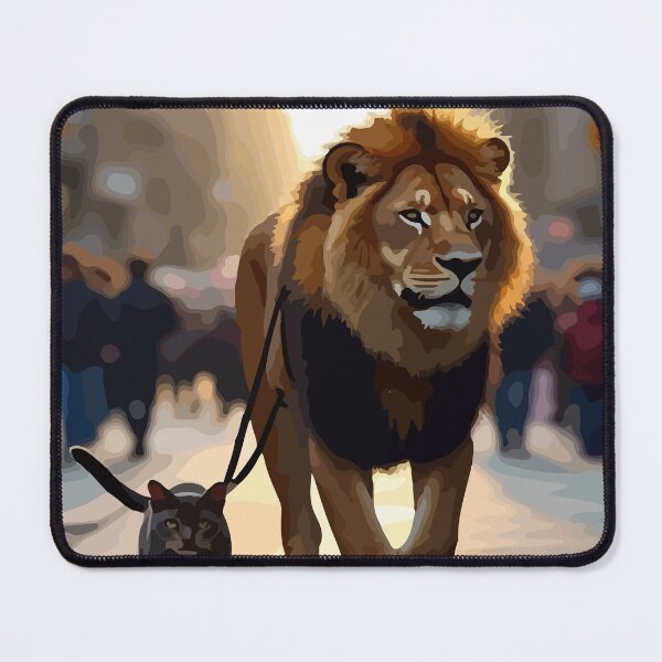 Item preview, Cat controls lion. designed and sold by Whose-sweat.